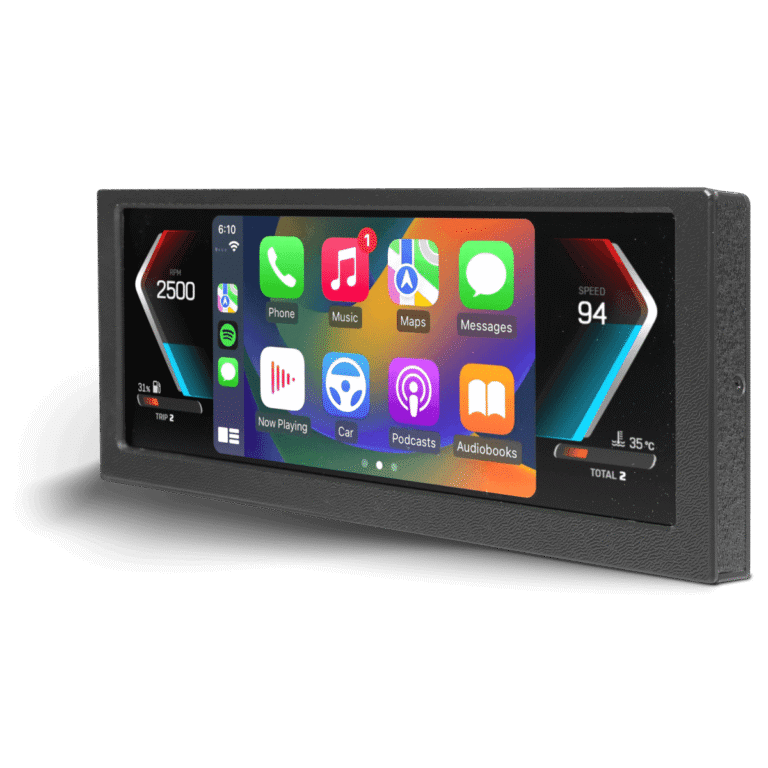 Painel digital Ghost Multilink Smart OBD2 12,3″ com CarPlay sem fio e diagnóstico OBD2